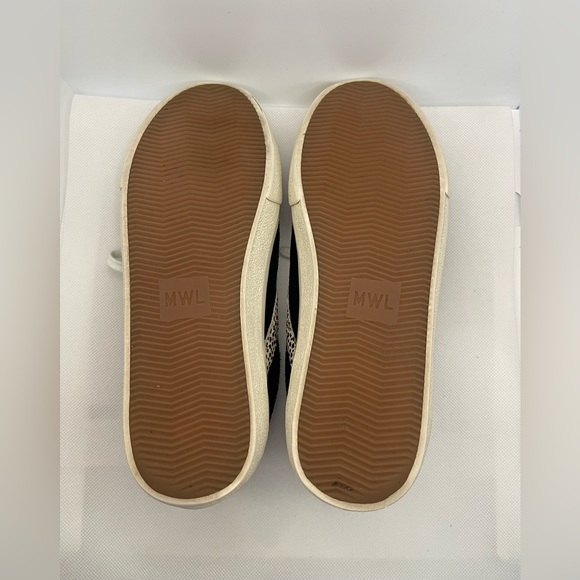 Madewell Womens Sidewalk Low Top Sneakers  Black W’S 6 M M’S 4.5 M - Picture 7 of 7